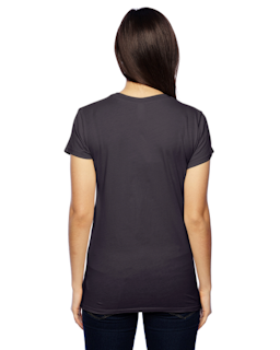 Sample of Alternative 01127C2 - Ladies' Organic Crew in EARTH COAL from side back