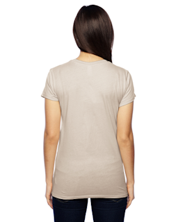 Sample of Alternative 01127C2 - Ladies' Organic Crew in EARTH NATURAL from side back