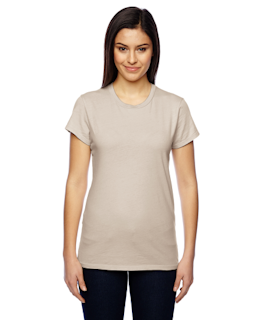 Sample of Alternative 01127C2 - Ladies' Organic Crew in EARTH NATURAL from side front
