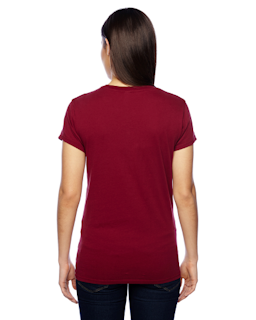 Sample of Alternative 01127C2 - Ladies' Organic Crew in EARTH REDWOOD from side back