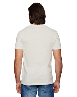Sample of Alternative 01939E1 Men's Eco Jersey Triblend Pocket Crew in ECO IVORY from side back