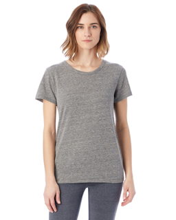Sample of Alternative 01940E1 Ladies' Ideal Eco-Jersey T-Shirt in ECO GREY from side front