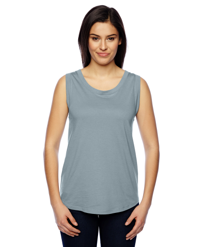 Sample of Alternative 02830MR Ladies' Muscle Cotton Modal T-Shirt in BLUE FOG style