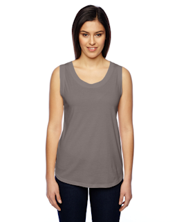 Sample of Alternative 02830MR Ladies' Muscle Cotton Modal T-Shirt in NICKEL from side front
