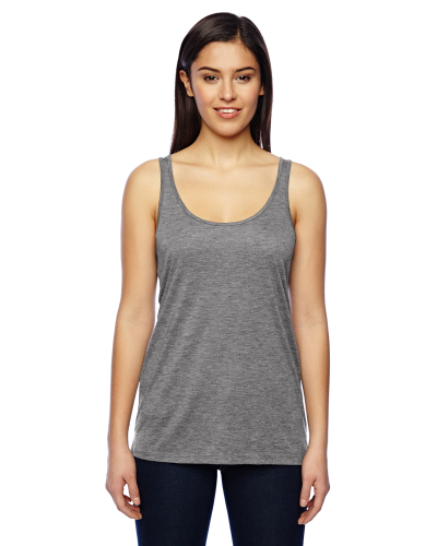 Sample of Alternative 0283382 Ladies' Airy Mélange Burnout Tank in ASH HEATHER style