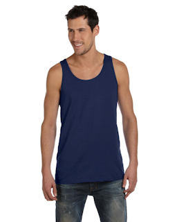 Sample of Alternative 04056C1 Men's Miggy Tank in MARINE from side front