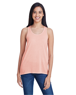 Sample of Anvil 32PVL Ladies' Freedom  Tank in DUSTY ROSE from side front