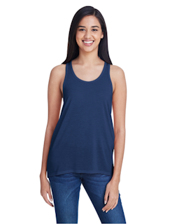 Sample of Anvil 32PVL Ladies' Freedom  Tank in NAVY from side front