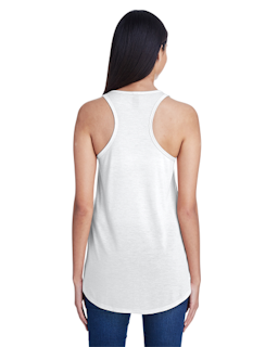 Sample of Anvil 32PVL Ladies' Freedom  Tank in WHITE from side back