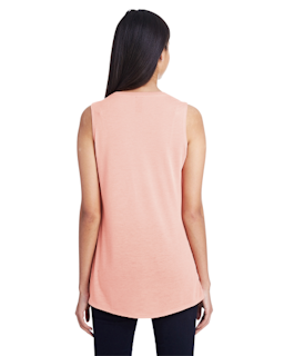 Sample of Anvil 37PVL Ladies' Freedom Sleeveless T-Shirt in DUSTY ROSE from side back