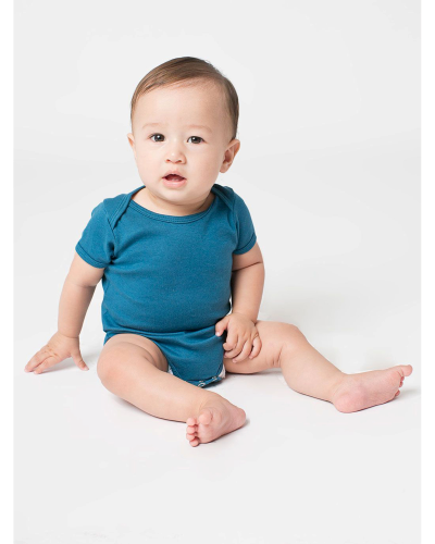 Sample of American Apparel 4001ORW Infant Organic Baby Rib Short-Sleeve One-Piece in GALAXY style