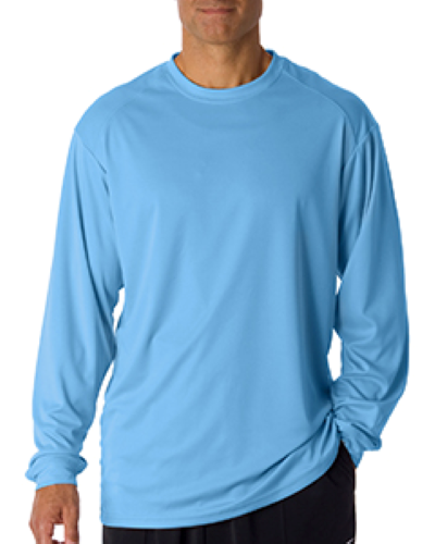 Sample of Badger 4104 - Adult B-Core Long-Sleeve Performance T-Shirt in COLUMBLUE style