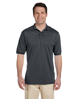 Sample of Jerzees 437 - Adult 5.6 oz. SpotShield Jersey Polo in CHARCOAL GREY from side front