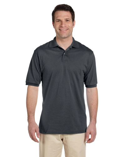 Sample of Jerzees 437 - Adult 5.6 oz. SpotShield Jersey Polo in CHARCOAL GREY style