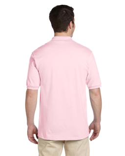 Sample of Jerzees 437 - Adult 5.6 oz. SpotShield Jersey Polo in CLASSIC PINK from side back