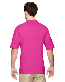 Sample of Jerzees 437 - Adult 5.6 oz. SpotShield Jersey Polo in CYBER PINK from side back