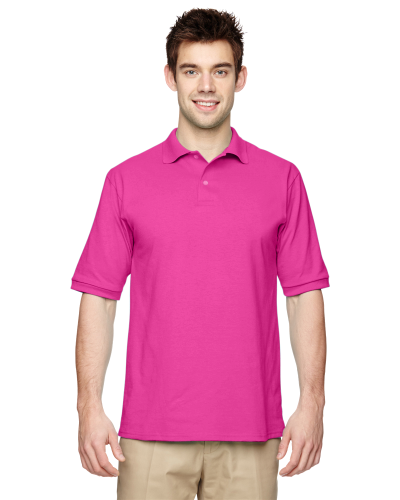 Sample of Jerzees 437 - Adult 5.6 oz. SpotShield Jersey Polo in CYBER PINK style