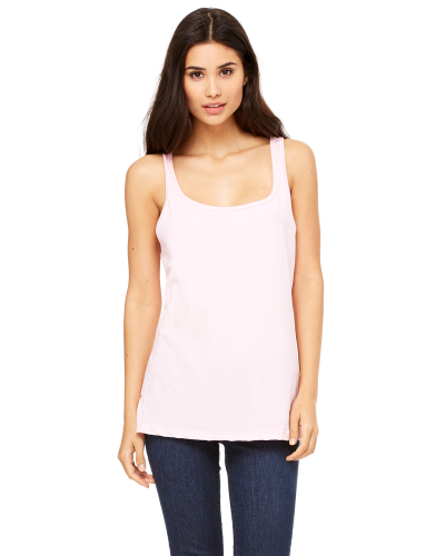 Sample of Bella 6488 - Ladies' Relaxed Jersey Tank in PINK style