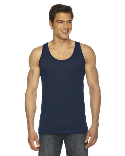 Sample of American Apparel BB408 Unisex Poly-Cotton Tank in NAVY style