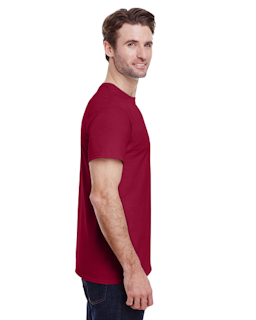Sample of Gildan 2000 - Adult Ultra Cotton 6 oz. T-Shirt in CARDINAL RED from side sleeveleft