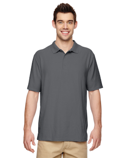 Sample of Gildan G728 - Adult DryBlend 6.3 oz. Double Pique Polo in CHARCOAL from side front