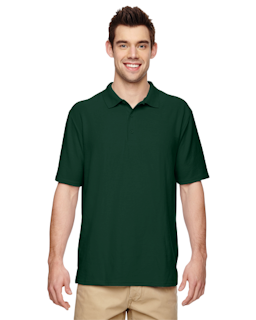 Sample of Gildan G728 - Adult DryBlend 6.3 oz. Double Pique Polo in FOREST GREEN from side front