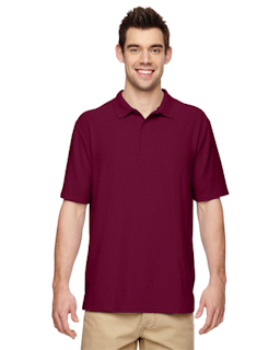 Sample of Gildan G728 - Adult DryBlend 6.3 oz. Double Pique Polo in MAROON from side front