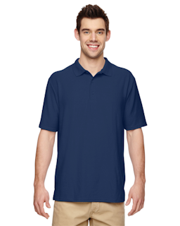 Sample of Gildan G728 - Adult DryBlend 6.3 oz. Double Pique Polo in NAVY from side front