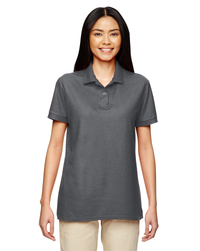 Sample of Gildan G728L - Ladies' DryBlend 6.3 oz. Double Pique Polo in CHARCOAL style