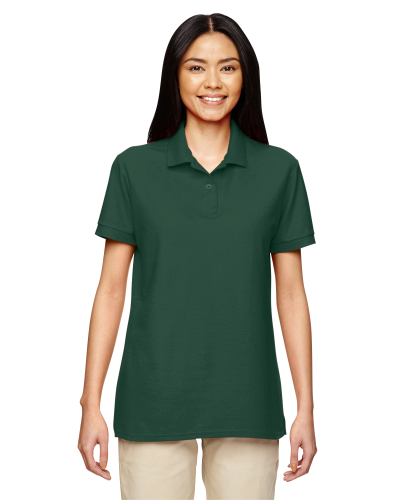 Sample of Gildan G728L - Ladies' DryBlend 6.3 oz. Double Pique Polo in FOREST GREEN style