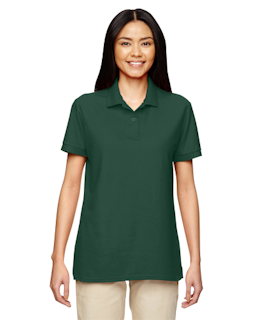 Sample of Gildan G728L - Ladies' DryBlend 6.3 oz. Double Pique Polo in FOREST GREEN from side front