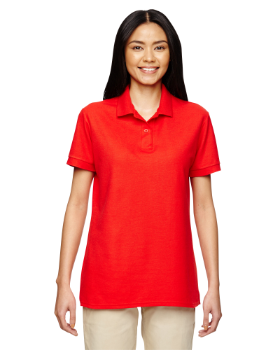 Sample of Gildan G728L - Ladies' DryBlend 6.3 oz. Double Pique Polo in MAROON style