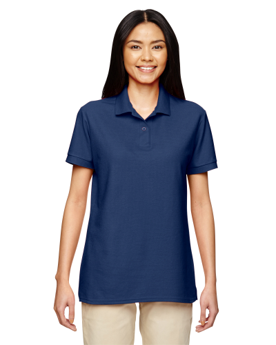 Sample of Gildan G728L - Ladies' DryBlend 6.3 oz. Double Pique Polo in NAVY style
