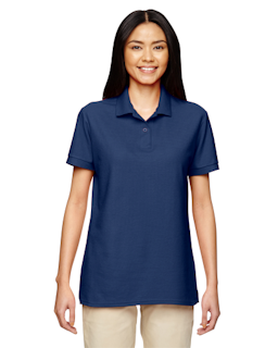 Sample of Gildan G728L - Ladies' DryBlend 6.3 oz. Double Pique Polo in NAVY from side front