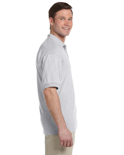 Sample of Gildan G880 - Adult 6 oz. 50/50 Jersey Polo in ASH GREY from side sleeveleft