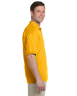 Sample of Gildan G880 - Adult 6 oz. 50/50 Jersey Polo in GOLD from side sleeveleft