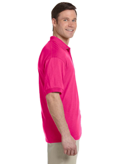 Sample of Gildan G880 - Adult 6 oz. 50/50 Jersey Polo in HELICONIA from side sleeveleft