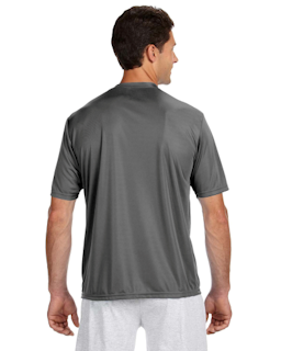 Sample of A4 N3142 - Men's Short-Sleeve Cooling 100% Polyester Performance Crew in GRAPHITE from side back