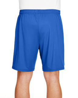 Sample of A4 N5244 Adult 7"" Inseam Cooling Performance Shorts in ROYAL from side back