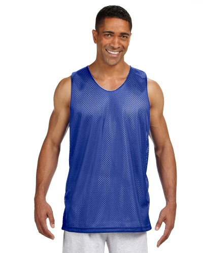 Sample of A4 NF1270 Men's Reversible Mesh Tank in ROYAL WHITE style