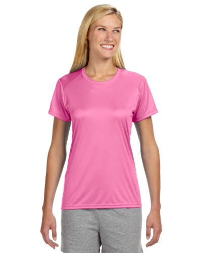 Sample of A4 NW3201 Ladies' Short-Sleeve Cooling Performance Crew in PINK style