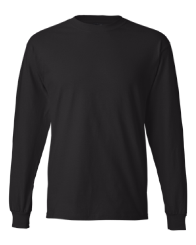 Sample of Long Sleeve Beefy-T in Black style