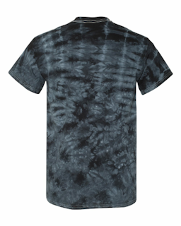 Sample of Crystal Tie Dyed T-Shirt in Black Crystal from side back