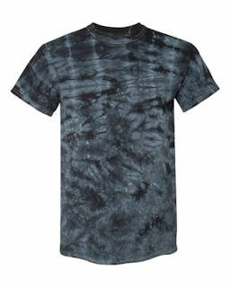 Sample of Crystal Tie Dyed T-Shirt in Black Crystal from side front