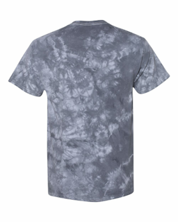 Sample of Crystal Tie Dyed T-Shirt in Silver from side back