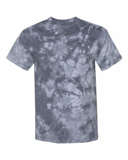 Sample of Crystal Tie Dyed T-Shirt in Silver from side front