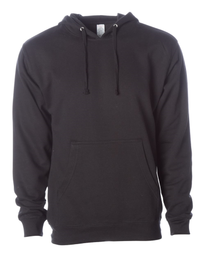 Sample of Midweight Hooded Sweatshirt in Black style
