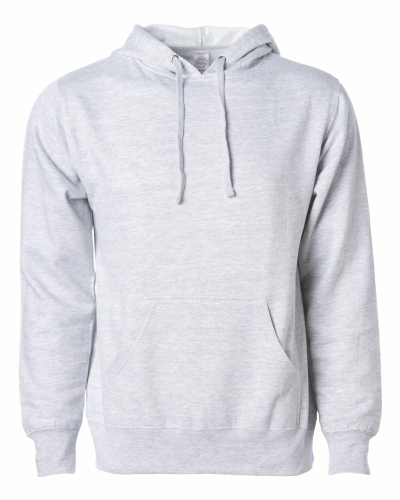 Sample of Midweight Hooded Sweatshirt in Grey Heather style
