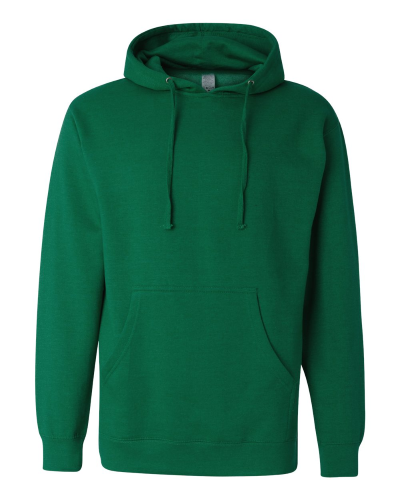 Sample of Midweight Hooded Sweatshirt in Kelly Green Heather style