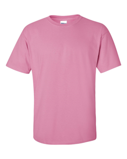 Sample of Gildan 2000 - Adult Ultra Cotton 6 oz. T-Shirt in AZALEA from side front